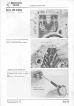 Предварительный просмотр 117 страницы Honda CX500 1978 Shop Manual