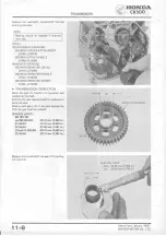 Предварительный просмотр 132 страницы Honda CX500 1978 Shop Manual