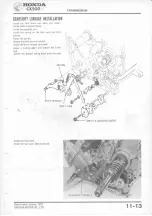 Предварительный просмотр 137 страницы Honda CX500 1978 Shop Manual