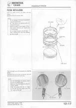 Предварительный просмотр 155 страницы Honda CX500 1978 Shop Manual