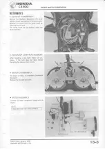 Предварительный просмотр 161 страницы Honda CX500 1978 Shop Manual