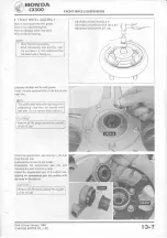 Предварительный просмотр 165 страницы Honda CX500 1978 Shop Manual