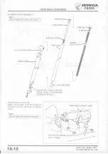 Предварительный просмотр 170 страницы Honda CX500 1978 Shop Manual