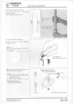 Предварительный просмотр 171 страницы Honda CX500 1978 Shop Manual