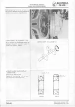 Предварительный просмотр 182 страницы Honda CX500 1978 Shop Manual