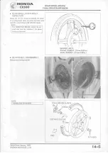 Предварительный просмотр 183 страницы Honda CX500 1978 Shop Manual