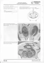 Предварительный просмотр 184 страницы Honda CX500 1978 Shop Manual