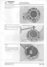 Предварительный просмотр 191 страницы Honda CX500 1978 Shop Manual