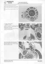 Предварительный просмотр 199 страницы Honda CX500 1978 Shop Manual