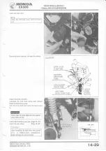 Предварительный просмотр 207 страницы Honda CX500 1978 Shop Manual