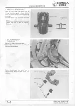 Предварительный просмотр 216 страницы Honda CX500 1978 Shop Manual