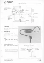 Предварительный просмотр 227 страницы Honda CX500 1978 Shop Manual