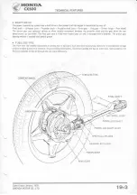 Предварительный просмотр 239 страницы Honda CX500 1978 Shop Manual