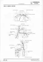 Предварительный просмотр 254 страницы Honda CX500 1978 Shop Manual