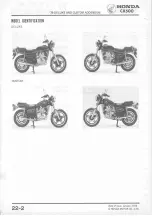 Предварительный просмотр 262 страницы Honda CX500 1978 Shop Manual