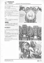 Предварительный просмотр 273 страницы Honda CX500 1978 Shop Manual