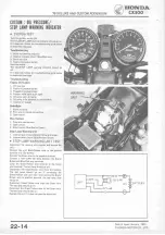 Предварительный просмотр 276 страницы Honda CX500 1978 Shop Manual