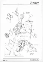 Предварительный просмотр 301 страницы Honda CX500 1978 Shop Manual