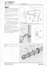 Предварительный просмотр 306 страницы Honda CX500 1978 Shop Manual