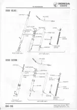 Предварительный просмотр 307 страницы Honda CX500 1978 Shop Manual