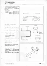 Предварительный просмотр 308 страницы Honda CX500 1978 Shop Manual