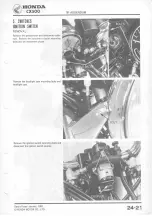 Предварительный просмотр 312 страницы Honda CX500 1978 Shop Manual