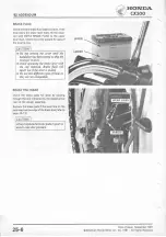 Предварительный просмотр 323 страницы Honda CX500 1978 Shop Manual