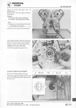 Предварительный просмотр 328 страницы Honda CX500 1978 Shop Manual