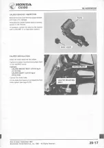 Предварительный просмотр 334 страницы Honda CX500 1978 Shop Manual