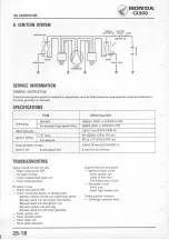 Предварительный просмотр 335 страницы Honda CX500 1978 Shop Manual