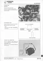 Предварительный просмотр 336 страницы Honda CX500 1978 Shop Manual