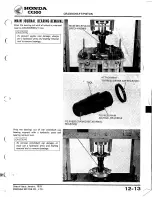 Preview for 152 page of Honda CX500 CUSTOM Shop Manual