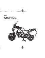 Предварительный просмотр 3 страницы Honda Deauville NT700V 2010 Owner'S Manual