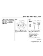 Предварительный просмотр 48 страницы Honda Del Sol 1995 Owner'S Manual