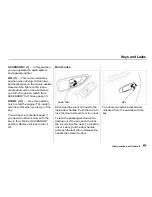 Предварительный просмотр 50 страницы Honda Del Sol 1995 Owner'S Manual