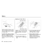 Предварительный просмотр 61 страницы Honda Del Sol 1995 Owner'S Manual