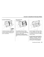 Предварительный просмотр 64 страницы Honda Del Sol 1995 Owner'S Manual