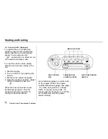 Предварительный просмотр 72 страницы Honda Del Sol 1995 Owner'S Manual