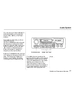 Предварительный просмотр 77 страницы Honda Del Sol 1995 Owner'S Manual