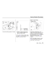 Предварительный просмотр 95 страницы Honda Del Sol 1995 Owner'S Manual