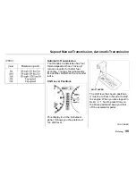 Предварительный просмотр 105 страницы Honda Del Sol 1995 Owner'S Manual