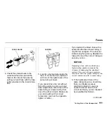 Предварительный просмотр 189 страницы Honda Del Sol 1995 Owner'S Manual