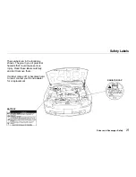 Предварительный просмотр 28 страницы Honda Del Sol 1997 Reference Owner'S Manual