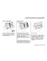 Предварительный просмотр 63 страницы Honda Del Sol 1997 Reference Owner'S Manual