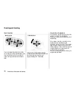 Предварительный просмотр 69 страницы Honda Del Sol 1997 Reference Owner'S Manual