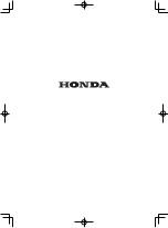 Preview for 60 page of Honda DP72104Z Owner'S Manual