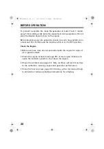 Preview for 22 page of Honda EB2000i Owner'S Manual