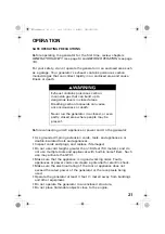 Preview for 23 page of Honda EB2000i Owner'S Manual