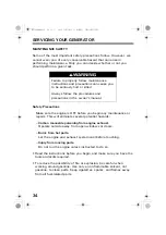 Preview for 36 page of Honda EB2000i Owner'S Manual