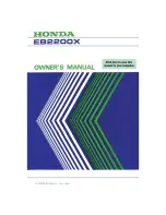 Honda EB2200X Owner'S Manual предпросмотр